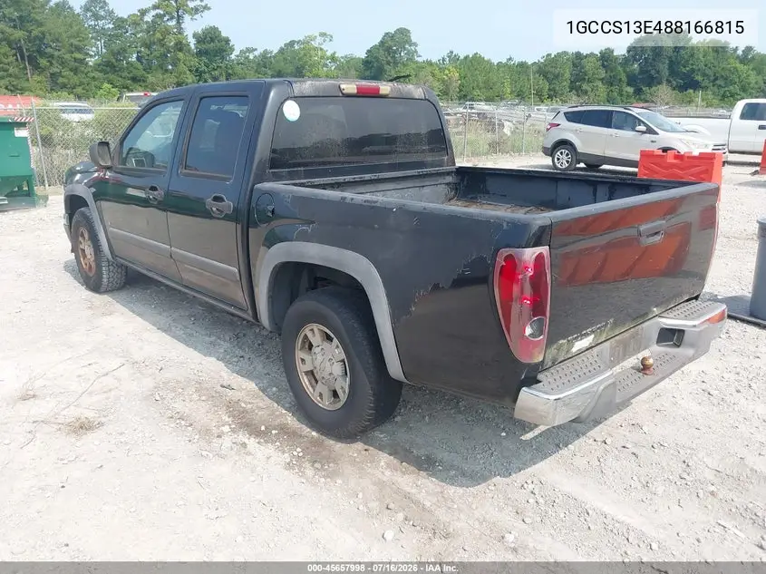 2008 Chevrolet Colorado Lt VIN: 1GCCS13E488166815 Lot: 45657998