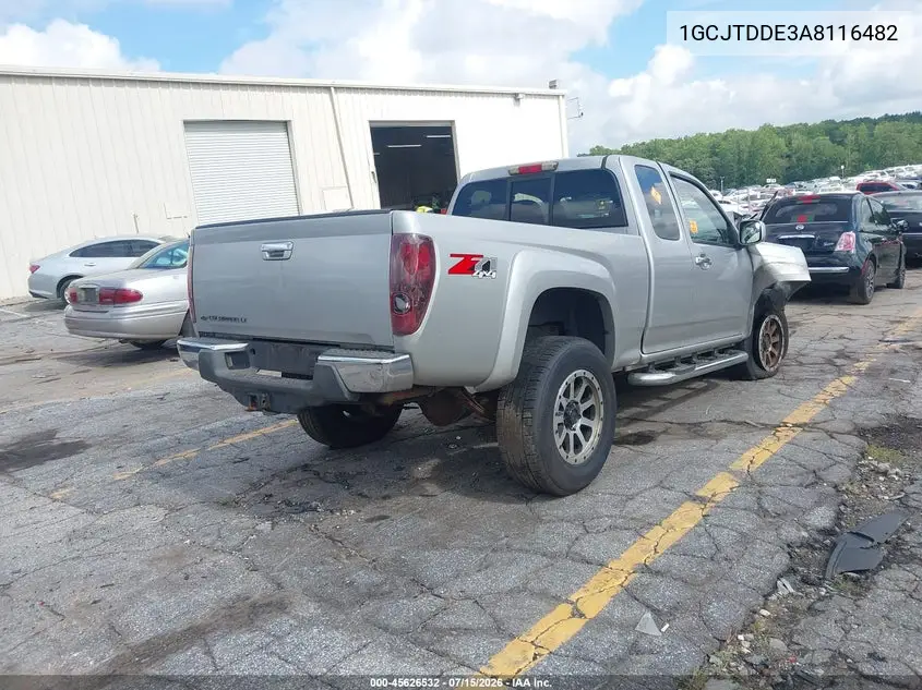 2010 Chevrolet Colorado 2Lt VIN: 1GCJTDDE3A8116482 Lot: 45626532