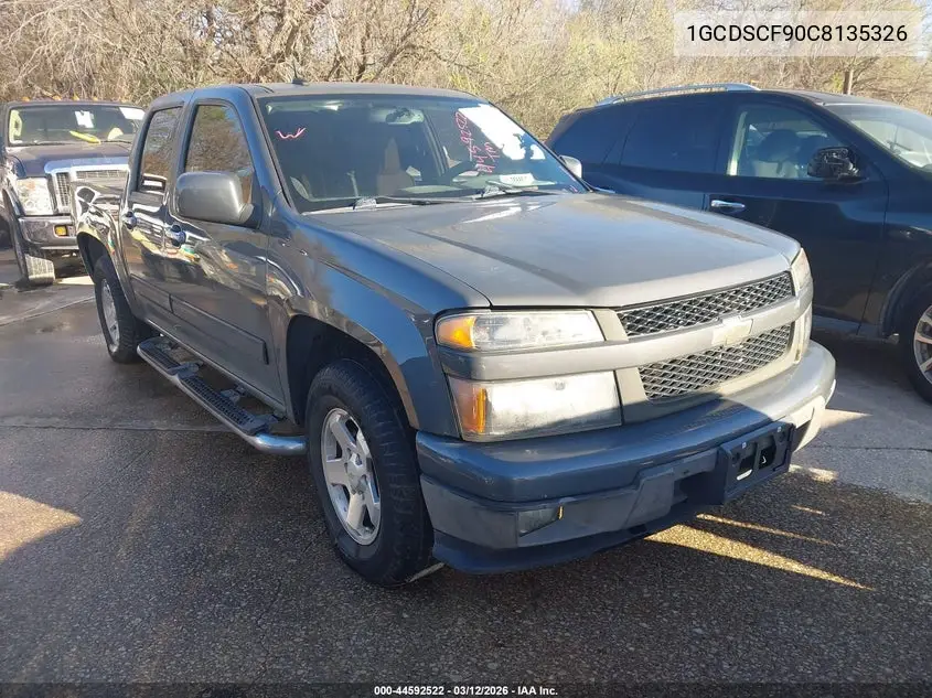1GCDSCF90C8135326 2012 Chevrolet Colorado 1Lt