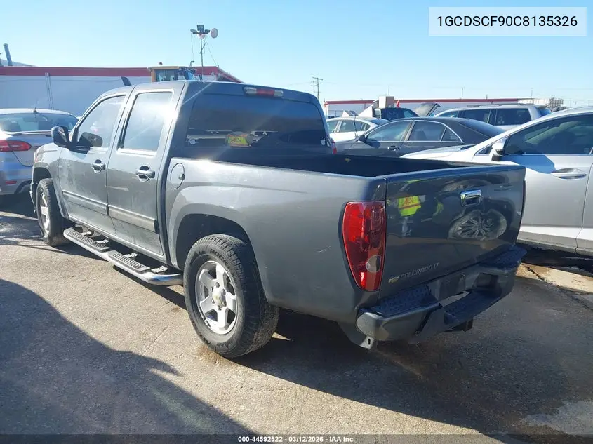 1GCDSCF90C8135326 2012 Chevrolet Colorado 1Lt