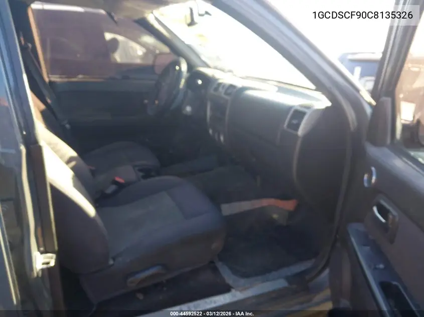 1GCDSCF90C8135326 2012 Chevrolet Colorado 1Lt