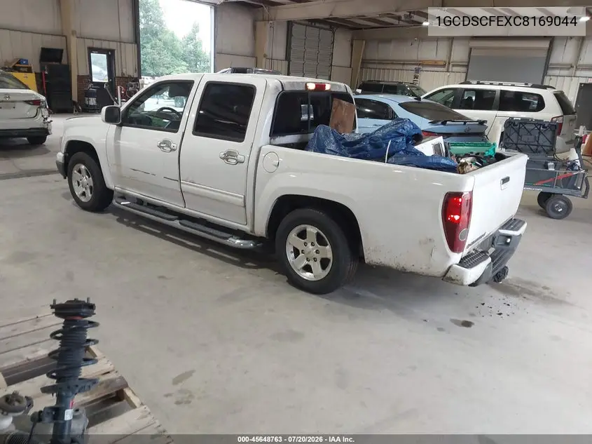 2012 Chevrolet Colorado Lt W/1Lt VIN: 1GCDSCFEXC8169044 Lot: 45648763