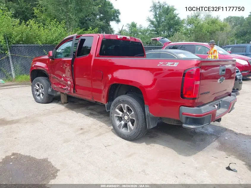 2015 Chevrolet Colorado 4Wd Z71 VIN: 1GCHTCE32F1177750 Lot: 45454231