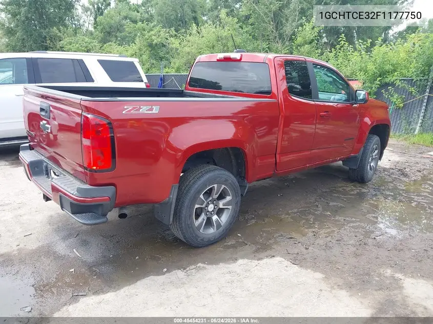 2015 Chevrolet Colorado 4Wd Z71 VIN: 1GCHTCE32F1177750 Lot: 45454231