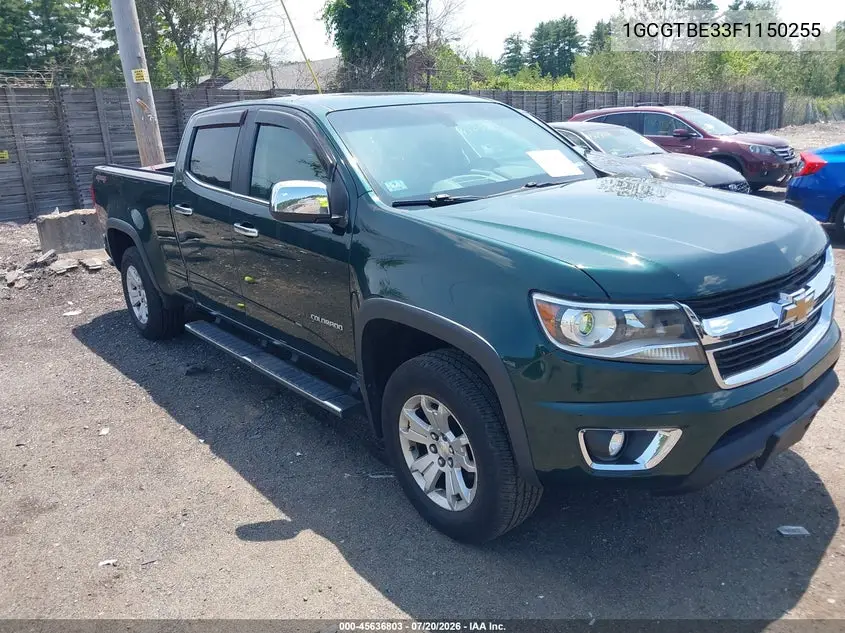 2015 Chevrolet Colorado 4Wd Lt VIN: 1GCGTBE33F1150255 Lot: 45636803