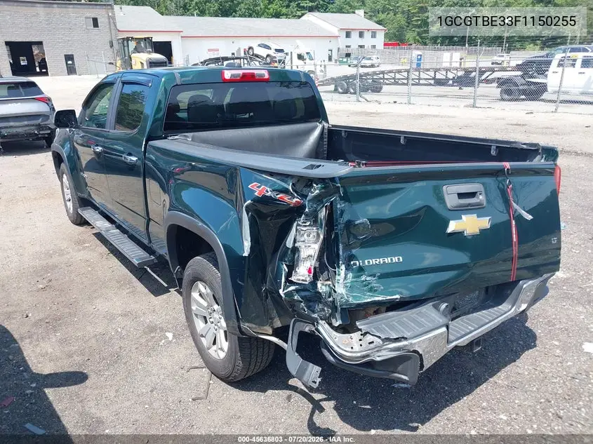 2015 Chevrolet Colorado 4Wd Lt VIN: 1GCGTBE33F1150255 Lot: 45636803