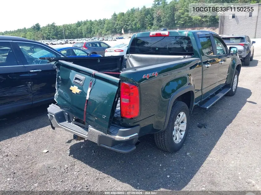 2015 Chevrolet Colorado 4Wd Lt VIN: 1GCGTBE33F1150255 Lot: 45636803