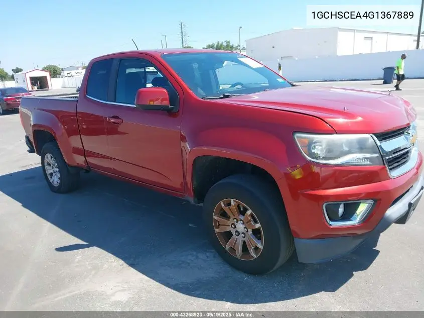 1GCHSCEA4G1367889 2016 Chevrolet Colorado Lt