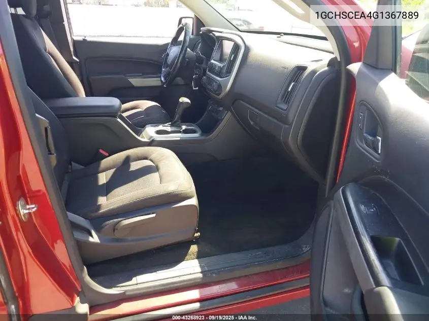 1GCHSCEA4G1367889 2016 Chevrolet Colorado Lt