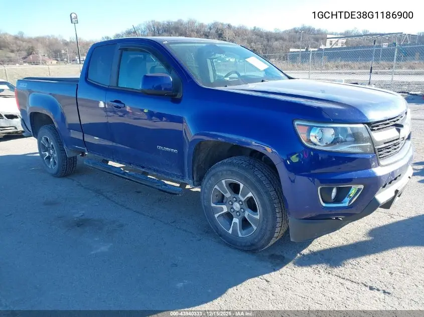 1GCHTDE38G1186900 2016 Chevrolet Colorado Z71