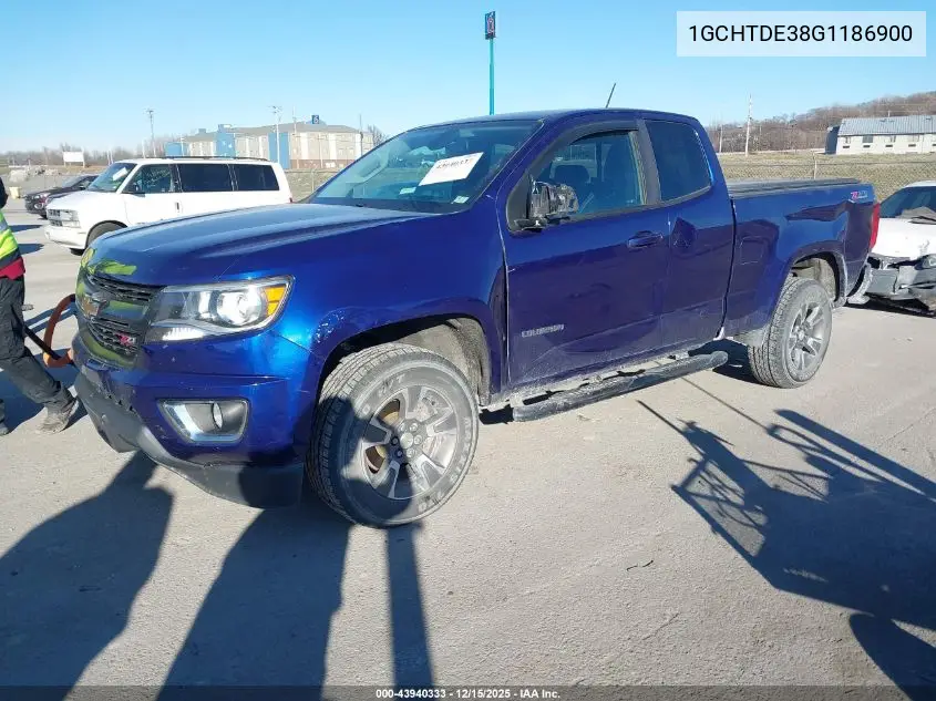 1GCHTDE38G1186900 2016 Chevrolet Colorado Z71