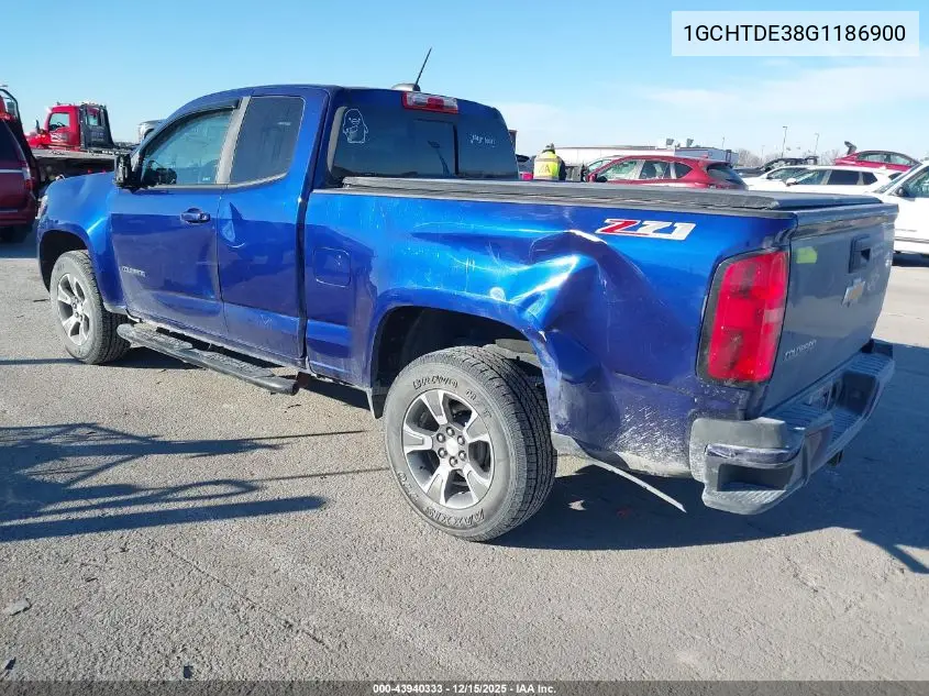 1GCHTDE38G1186900 2016 Chevrolet Colorado Z71