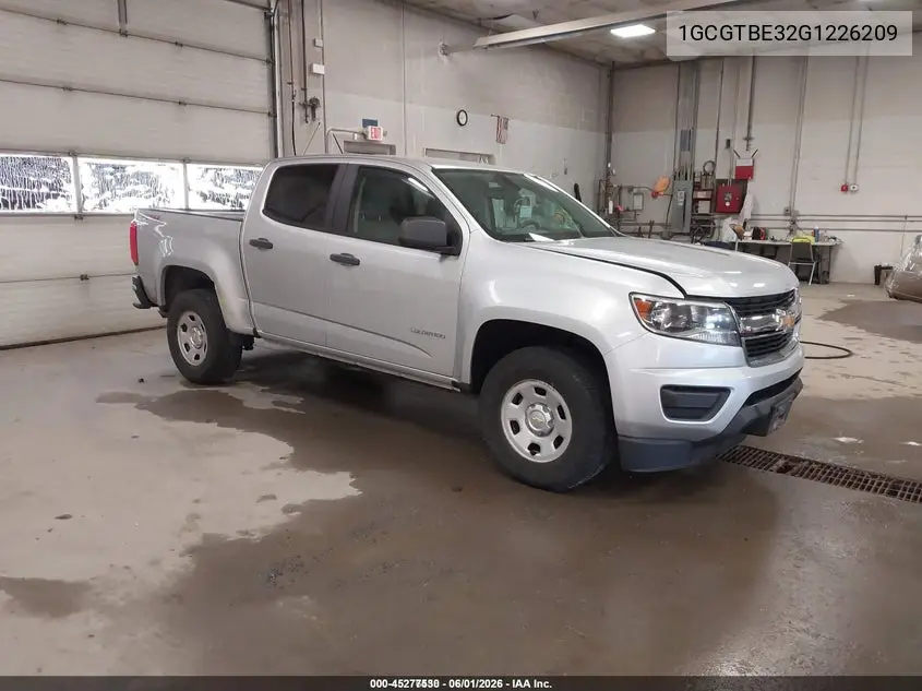 2016 Chevrolet Colorado Wt VIN: 1GCGTBE32G1226209 Lot: 45277530