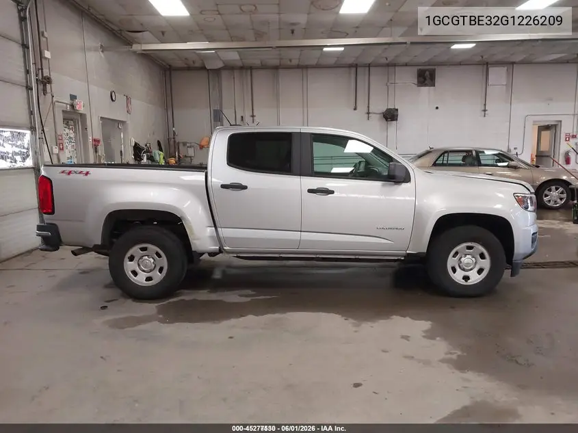2016 Chevrolet Colorado Wt VIN: 1GCGTBE32G1226209 Lot: 45277530