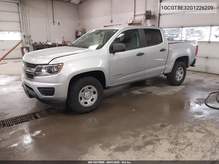 2016 Chevrolet Colorado Wt VIN: 1GCGTBE32G1226209 Lot: 45277530