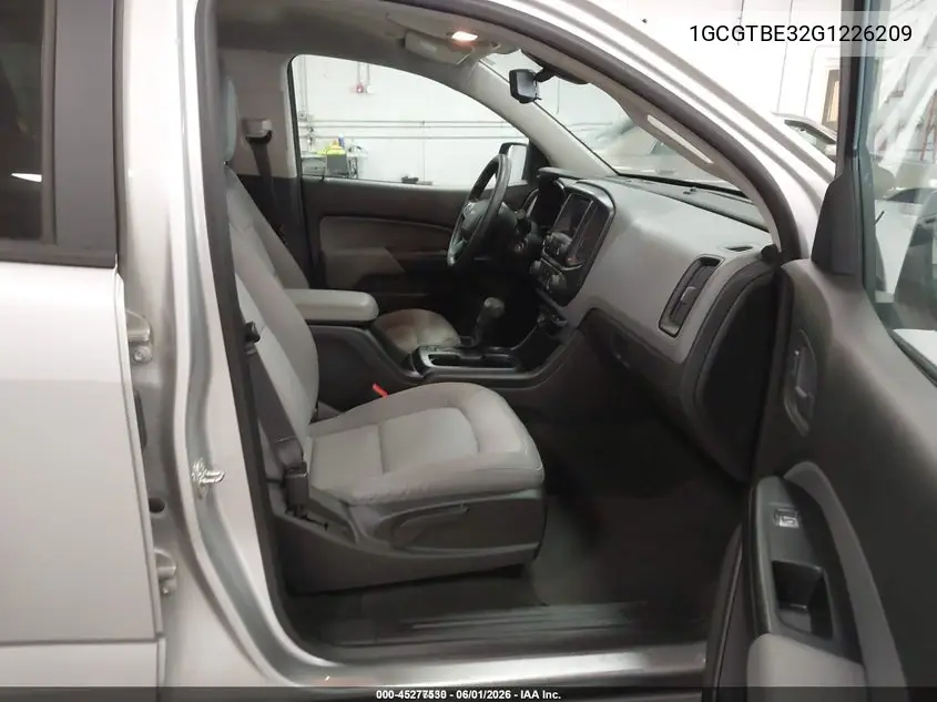 2016 Chevrolet Colorado Wt VIN: 1GCGTBE32G1226209 Lot: 45277530