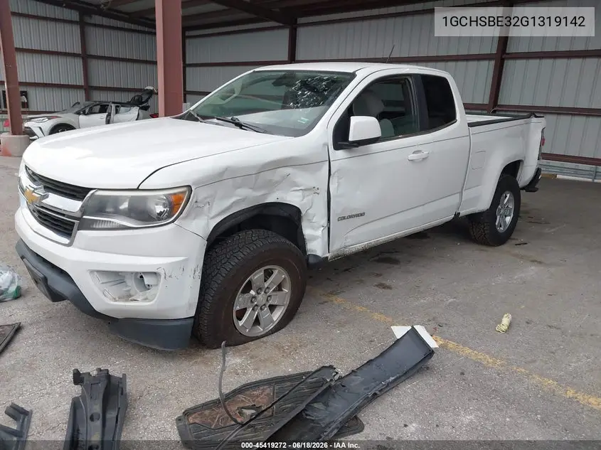 2016 Chevrolet Colorado Wt VIN: 1GCHSBE32G1319142 Lot: 45419272