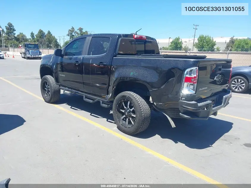 2016 Chevrolet Colorado 2Wd Lt VIN: 1GCGSCE33G1301055 Lot: 45545817