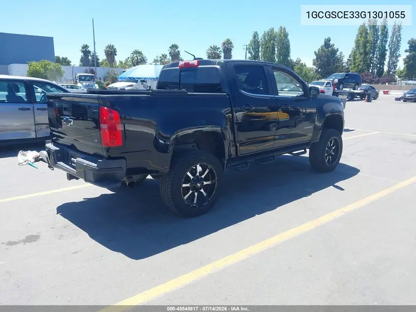 2016 Chevrolet Colorado 2Wd Lt VIN: 1GCGSCE33G1301055 Lot: 45545817