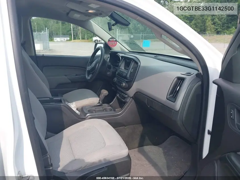 2016 Chevrolet Colorado 4Wd Wt VIN: 1GCGTBE33G1142500 Lot: 45634168