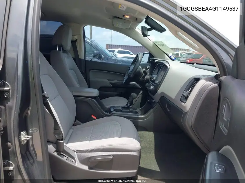 2016 Chevrolet Colorado 2Wd Wt VIN: 1GCGSBEA4G1149537 Lot: 45667197