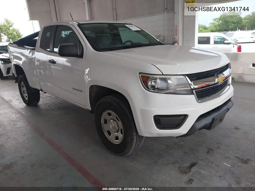2016 Chevrolet Colorado 2Wd Wt VIN: 1GCHSBEAXG1341744 Lot: 45668716