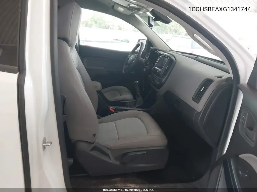 2016 Chevrolet Colorado 2Wd Wt VIN: 1GCHSBEAXG1341744 Lot: 45668716