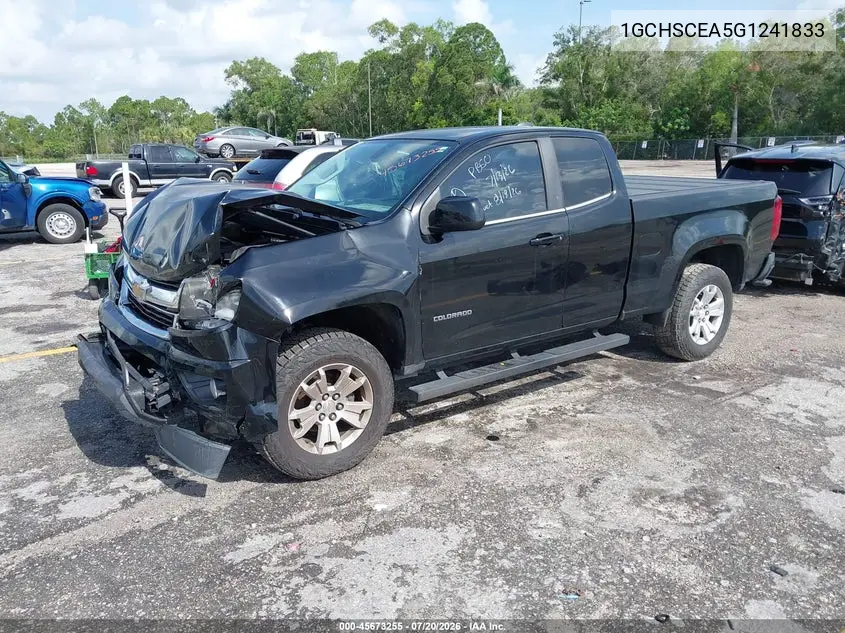 2016 Chevrolet Colorado 2Wd Lt VIN: 1GCHSCEA5G1241833 Lot: 45673255