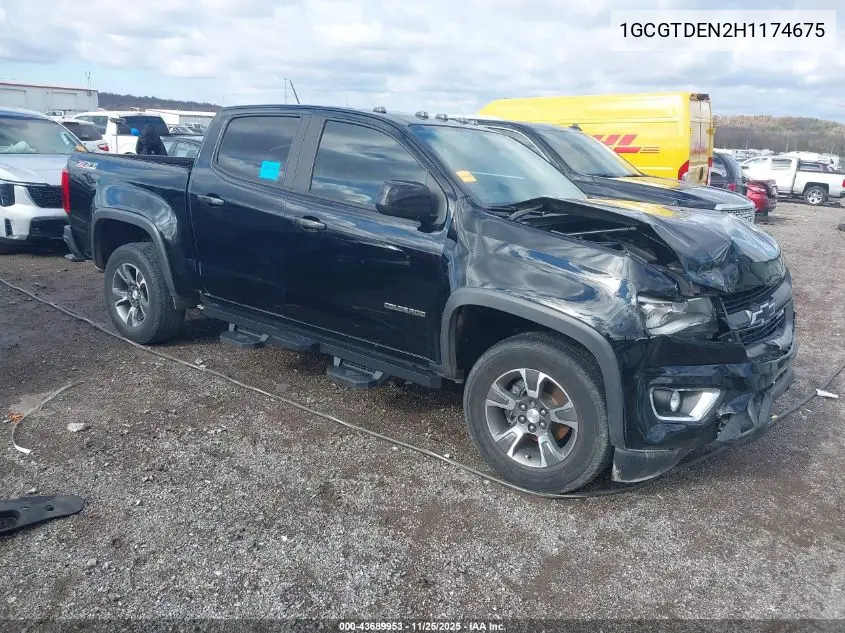 1GCGTDEN2H1174675 2017 Chevrolet Colorado Z71