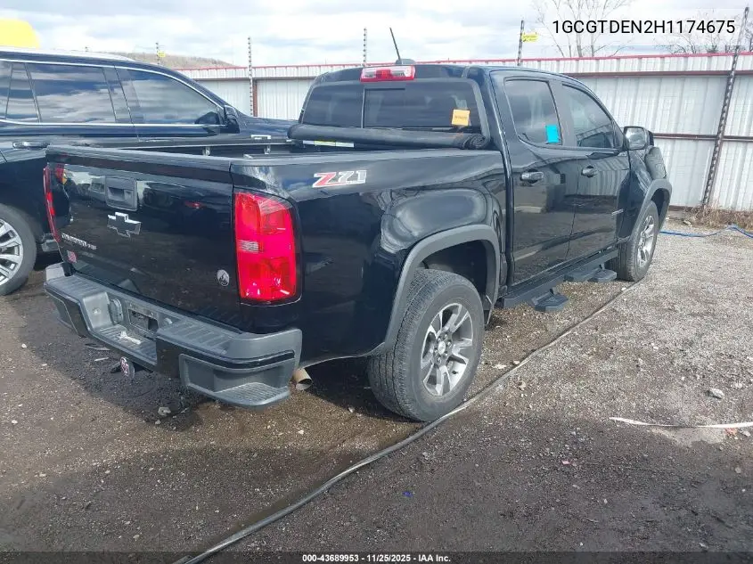 1GCGTDEN2H1174675 2017 Chevrolet Colorado Z71