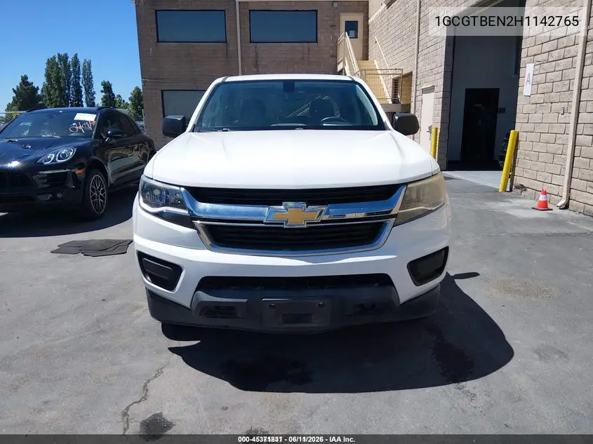 2017 Chevrolet Colorado 4Wd Wt VIN: 1GCGTBEN2H1142765 Lot: 45371831
