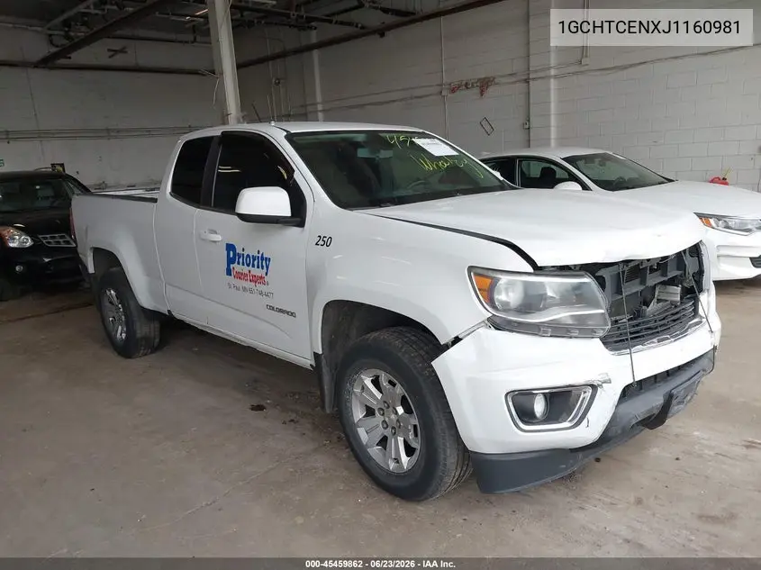 2018 Chevrolet Colorado Lt VIN: 1GCHTCENXJ1160981 Lot: 45459862