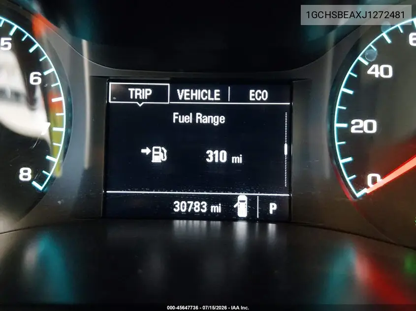 2018 Chevrolet Colorado Wt VIN: 1GCHSBEAXJ1272481 Lot: 45647736