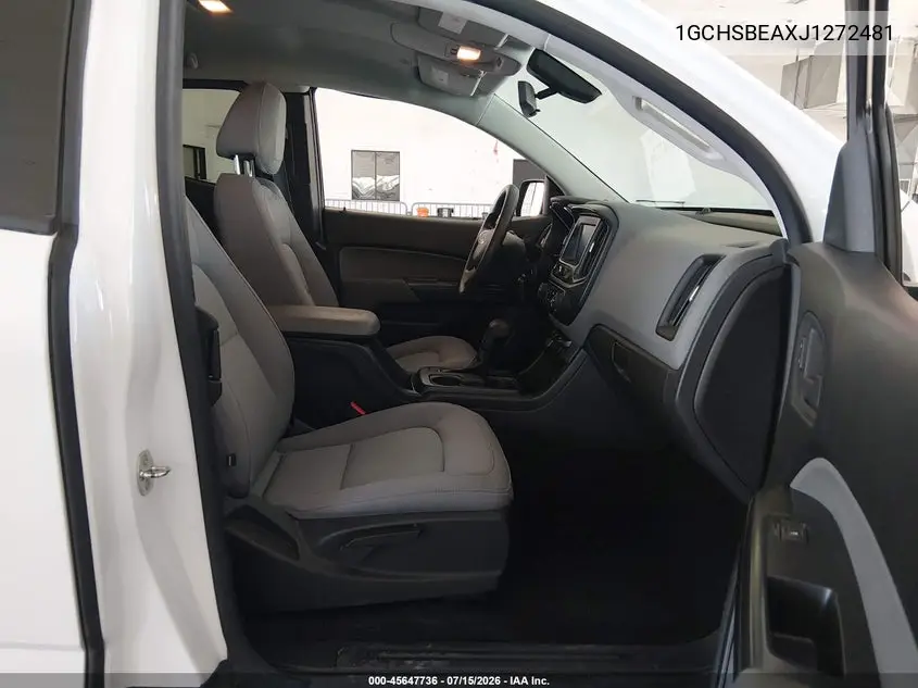 2018 Chevrolet Colorado Wt VIN: 1GCHSBEAXJ1272481 Lot: 45647736