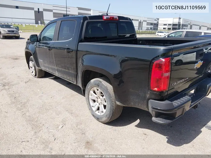 2018 Chevrolet Colorado Lt VIN: 1GCGTCEN8J1109569 Lot: 45669435