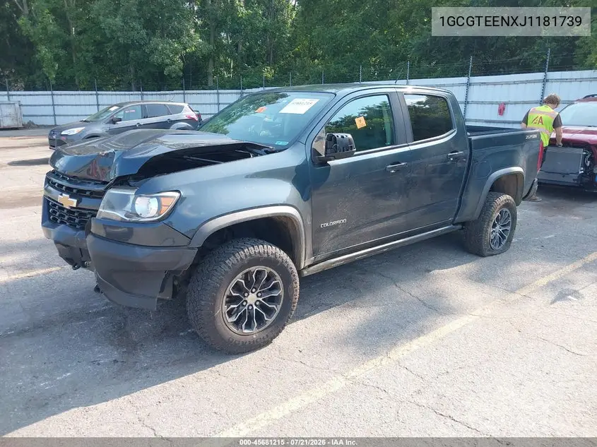 2018 Chevrolet Colorado Zr2 VIN: 1GCGTEENXJ1181739 Lot: 45681215