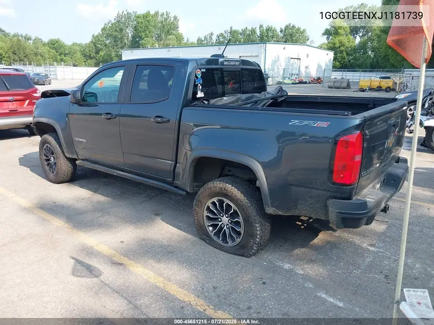 2018 Chevrolet Colorado Zr2 VIN: 1GCGTEENXJ1181739 Lot: 45681215