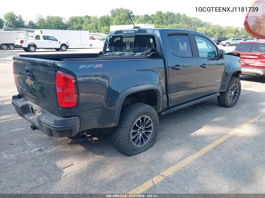 2018 Chevrolet Colorado Zr2 VIN: 1GCGTEENXJ1181739 Lot: 45681215
