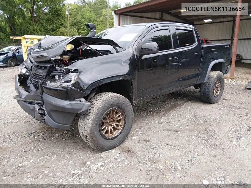 2019 Chevrolet Colorado Zr2 VIN: 1GCGTEEN6K1136654 Lot: 45423365