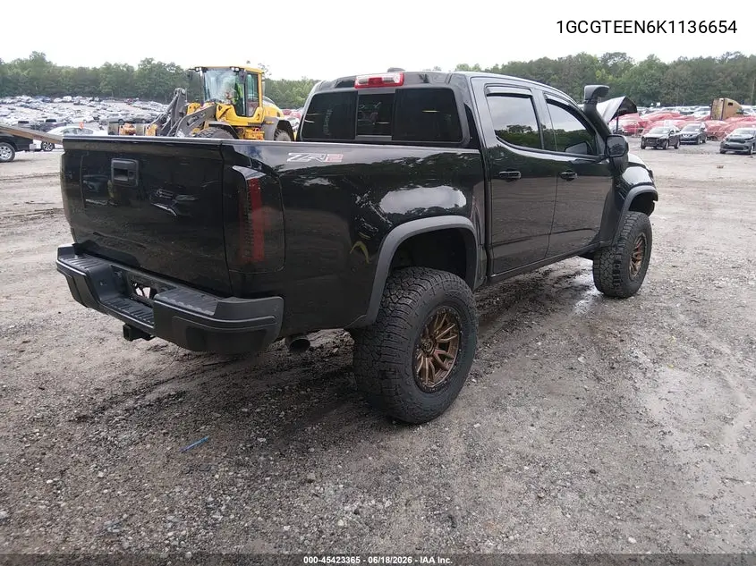 2019 Chevrolet Colorado Zr2 VIN: 1GCGTEEN6K1136654 Lot: 45423365