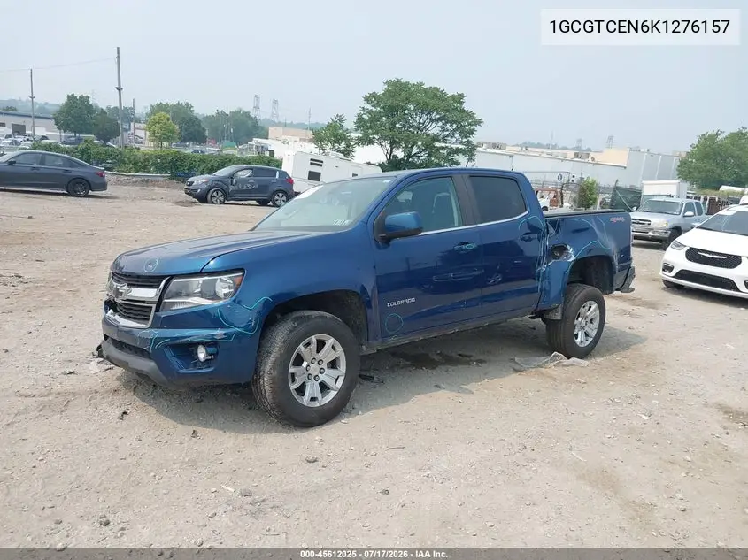 2019 Chevrolet Colorado Lt VIN: 1GCGTCEN6K1276157 Lot: 45612025
