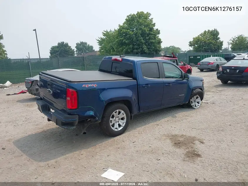 2019 Chevrolet Colorado Lt VIN: 1GCGTCEN6K1276157 Lot: 45612025