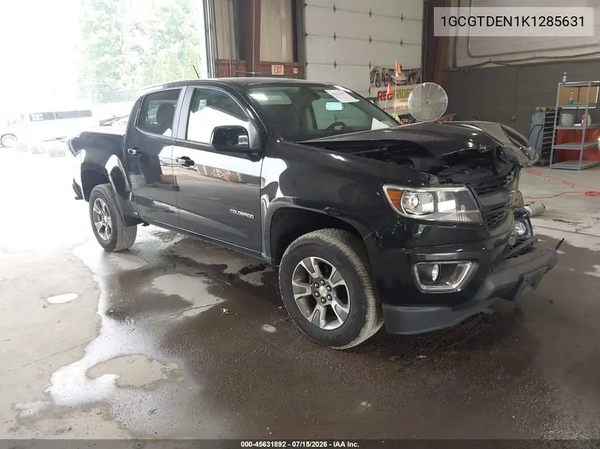 2019 Chevrolet Colorado Z71 VIN: 1GCGTDEN1K1285631 Lot: 45631892