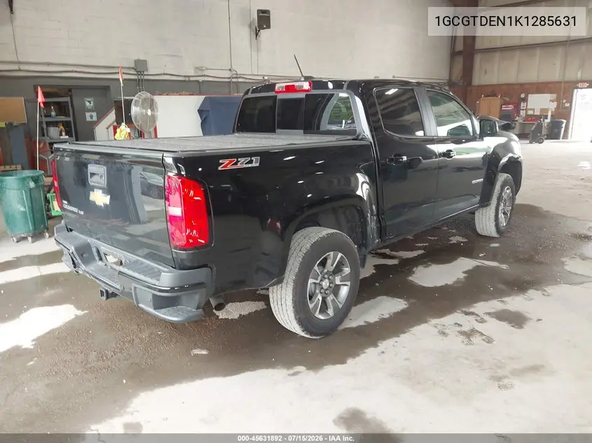 2019 Chevrolet Colorado Z71 VIN: 1GCGTDEN1K1285631 Lot: 45631892