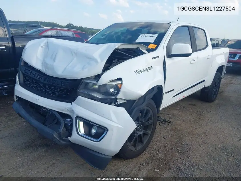2020 Chevrolet Colorado 2Wd Short Box Lt VIN: 1GCGSCEN3L1227504 Lot: 45565406