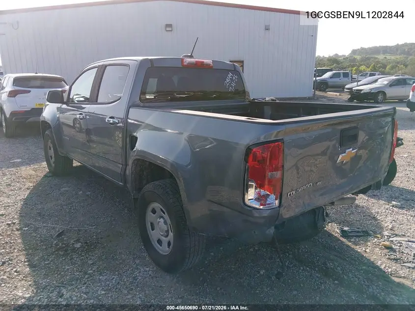 2020 Chevrolet Colorado 2Wd Short Box Wt VIN: 1GCGSBEN9L1202844 Lot: 45650690