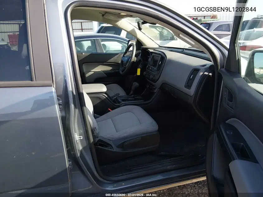 2020 Chevrolet Colorado 2Wd Short Box Wt VIN: 1GCGSBEN9L1202844 Lot: 45650690