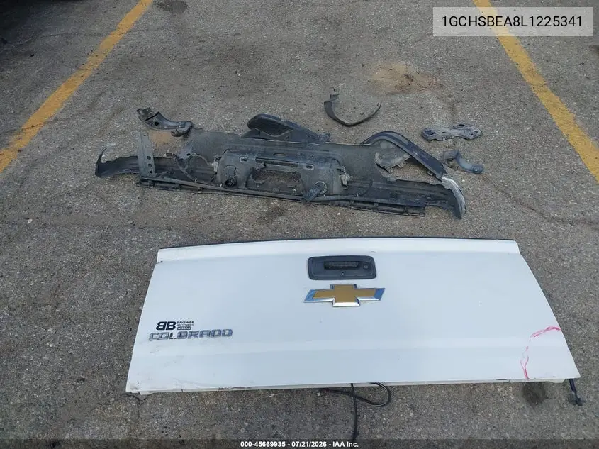 2020 Chevrolet Colorado 2Wd Long Box Wt VIN: 1GCHSBEA8L1225341 Lot: 45669935