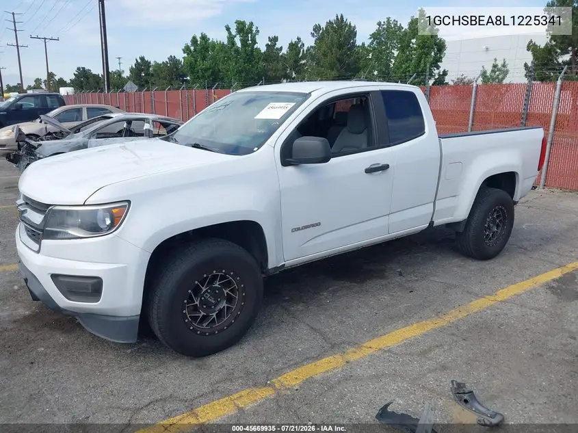 2020 Chevrolet Colorado 2Wd Long Box Wt VIN: 1GCHSBEA8L1225341 Lot: 45669935