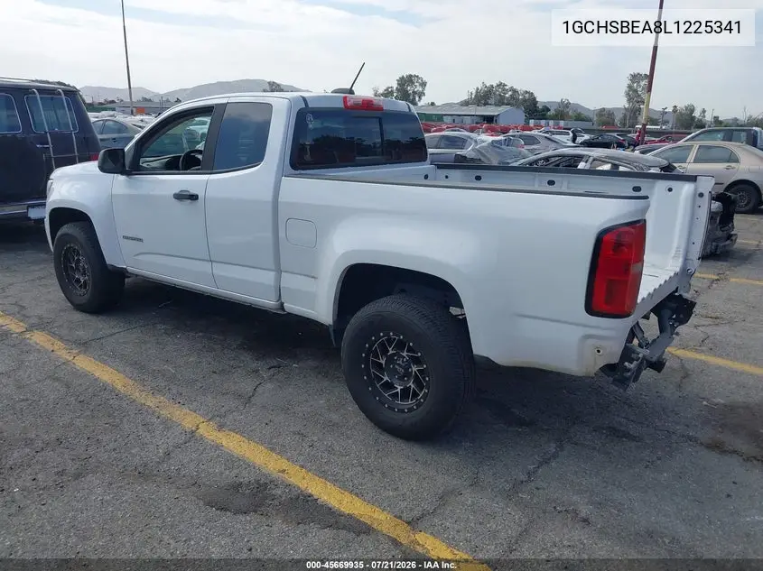 2020 Chevrolet Colorado 2Wd Long Box Wt VIN: 1GCHSBEA8L1225341 Lot: 45669935